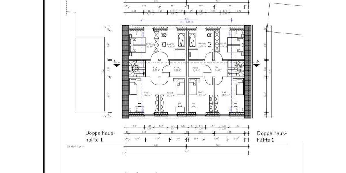 Doppelhaushälfte Nordenham - 4 Zimmer, 125 m&sup2;, 1.460&euro; | Angebot:25255597
