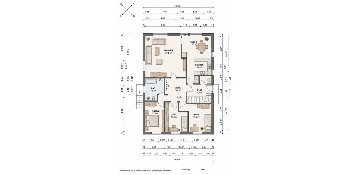 Mehrfamilienhaus, Wohnhaus Sendenhorst - 8 Zimmer, 215 m&sup2;, 499.000&euro; | Angebot:27248545