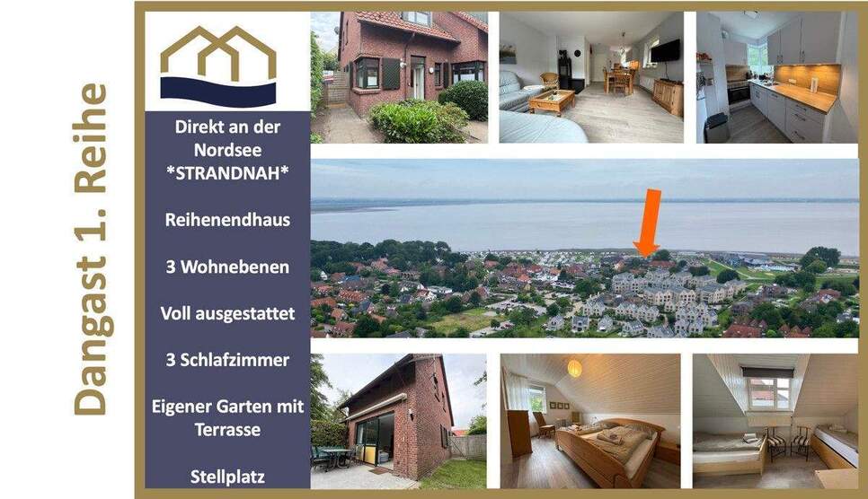 Beste Lage in Dangast! ReihenENDhaus mit Garten, PKW-Stellplatz, in nur wenigen Gehminuten am Strand! 4 zimmer