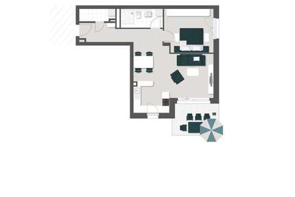 Wohnung Bad Säckingen - 2 Zimmer, 62 m&sup2;, 353.500&euro; | Angebot:26373654