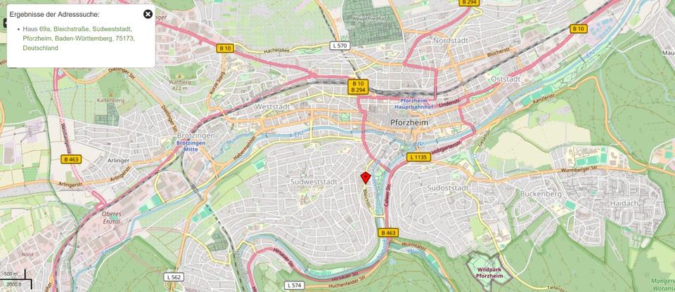Etagenwohnung Pforzheim Dillweißenstein - 2 Zimmer, 75 m&sup2;, 169.000&euro; | Angebot:27010437