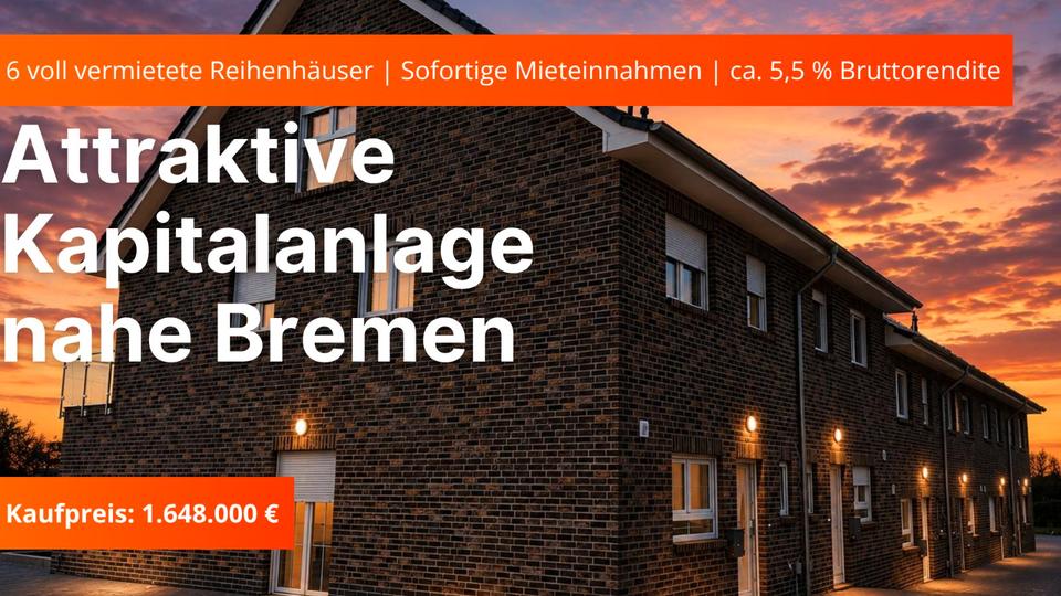 Reihenhaus Lilienthal - 5 Zimmer, 140 m&sup2;, 1.648.000&euro; | Angebot:27093075