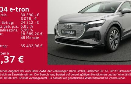Audi Q4 e-tron 50.500 km 30.390 &euro; Gersthofen 86368