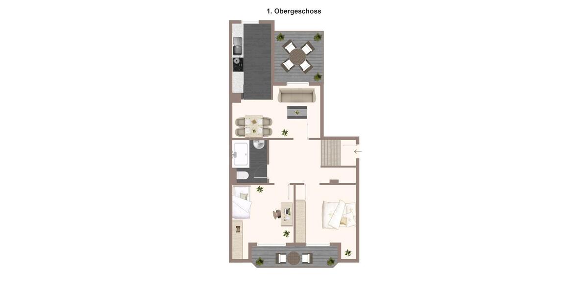Etagenwohnung Winterberg - 3 Zimmer, 68 m&sup2;, 380.000&euro; | Angebot:26877062