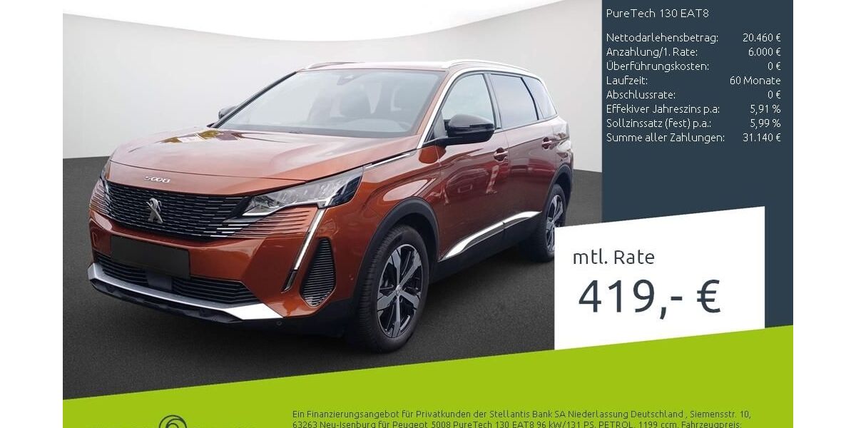 Peugeot 5008 38.605 km 25.689 &euro; Ahaus 48683