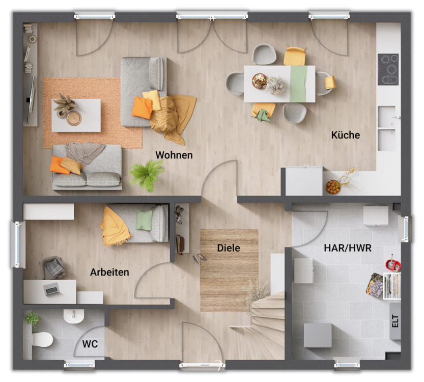 Das variable Haus mit Wohlfühlgarantie in Neu-Eichenberg OT Marzhausen - Einfach genießen...