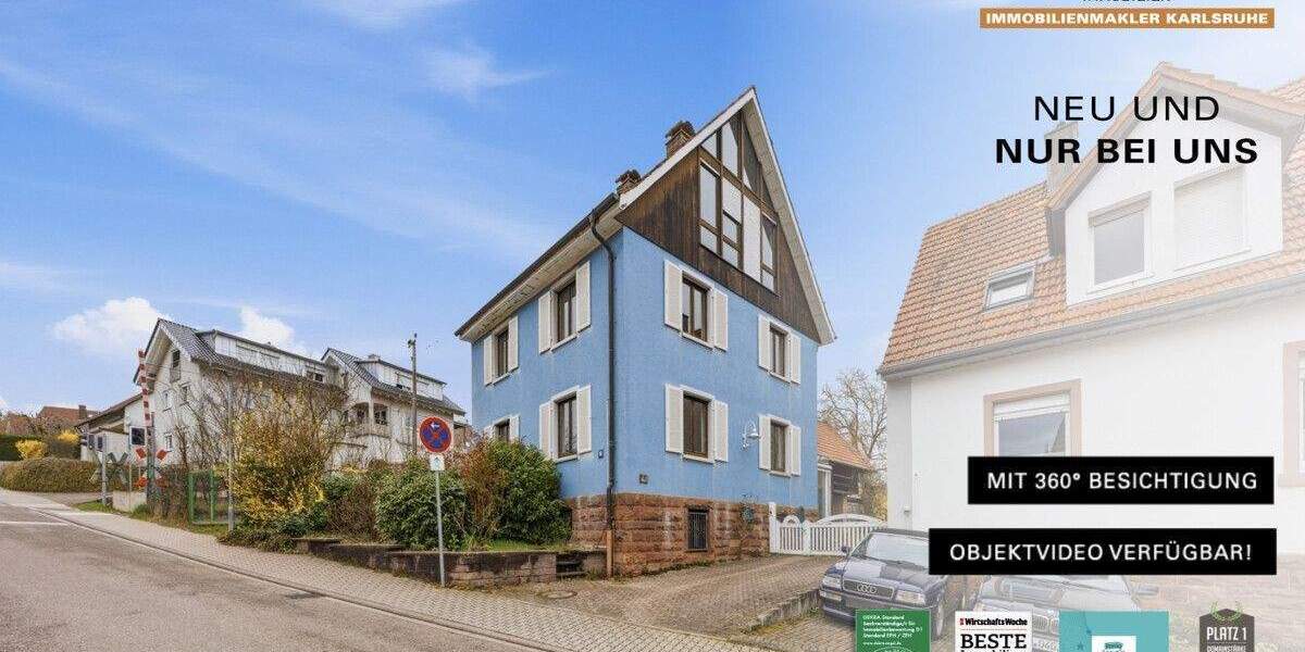 Einfamilienhaus Karlsbad Langensteinbach - 9 Zimmer, 203 m&sup2;, 449.000&euro; | Angebot:25916673