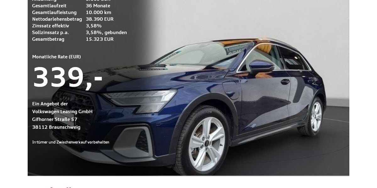 Audi A3 8.633 km 36.840 &euro; Ravensburg 88214