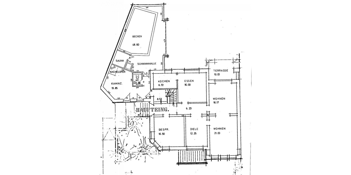 AS-Immobilien +++Stilvolle Villa mit Bürofläche - Ein architektonisches Unikat in Bad Orb+++ - Villa Bad Orb Main-Kinzig-Kreis | Angebot:22910725