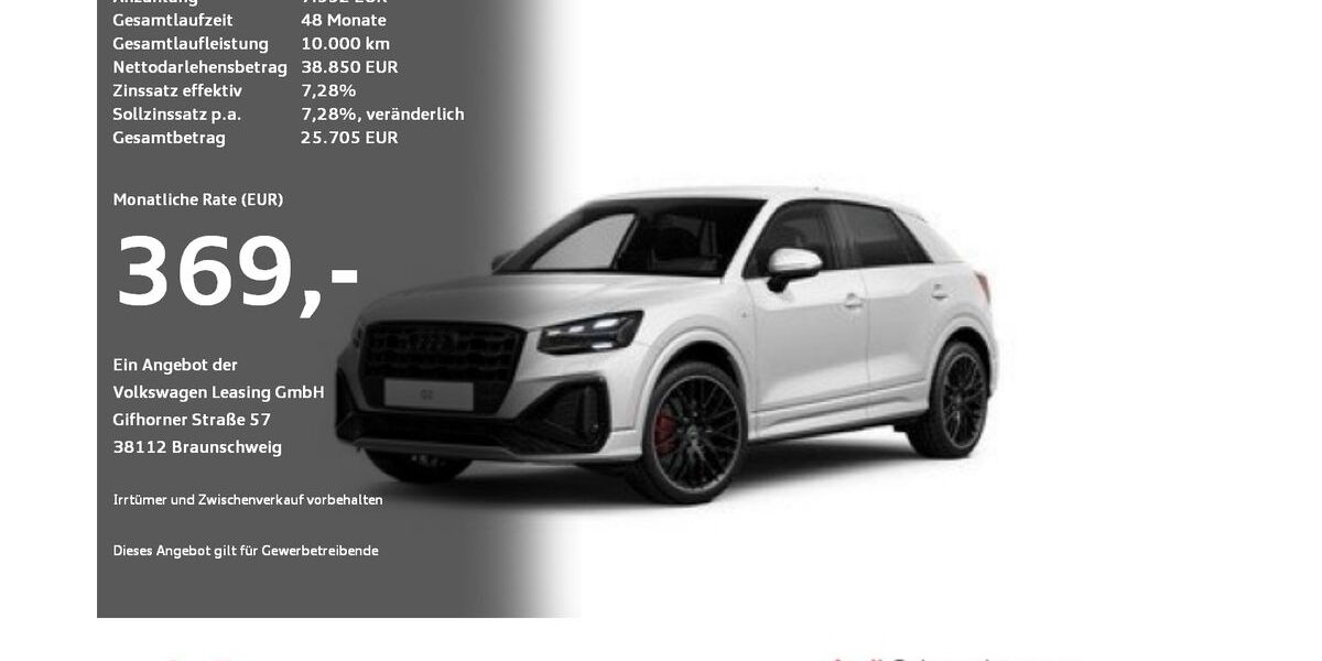 Audi Q2 24.900 km 32.720 &euro; Baden Baden 76532