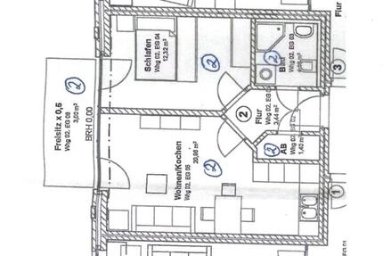 Wohnung Lathen - 2 Zimmer, 44 m&sup2;, 410&euro; | Angebot:25722196