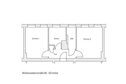 Gemütliche 2-Zimmer-Wohnung in der Östlichen Altstadt