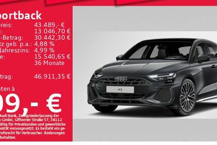 Audi A3 5.977 km 43.489 &euro; München 80935