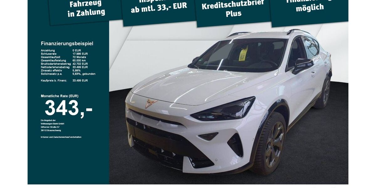 Cupra Formentor 20.605 km 32.880 &euro; Memmingen 87700