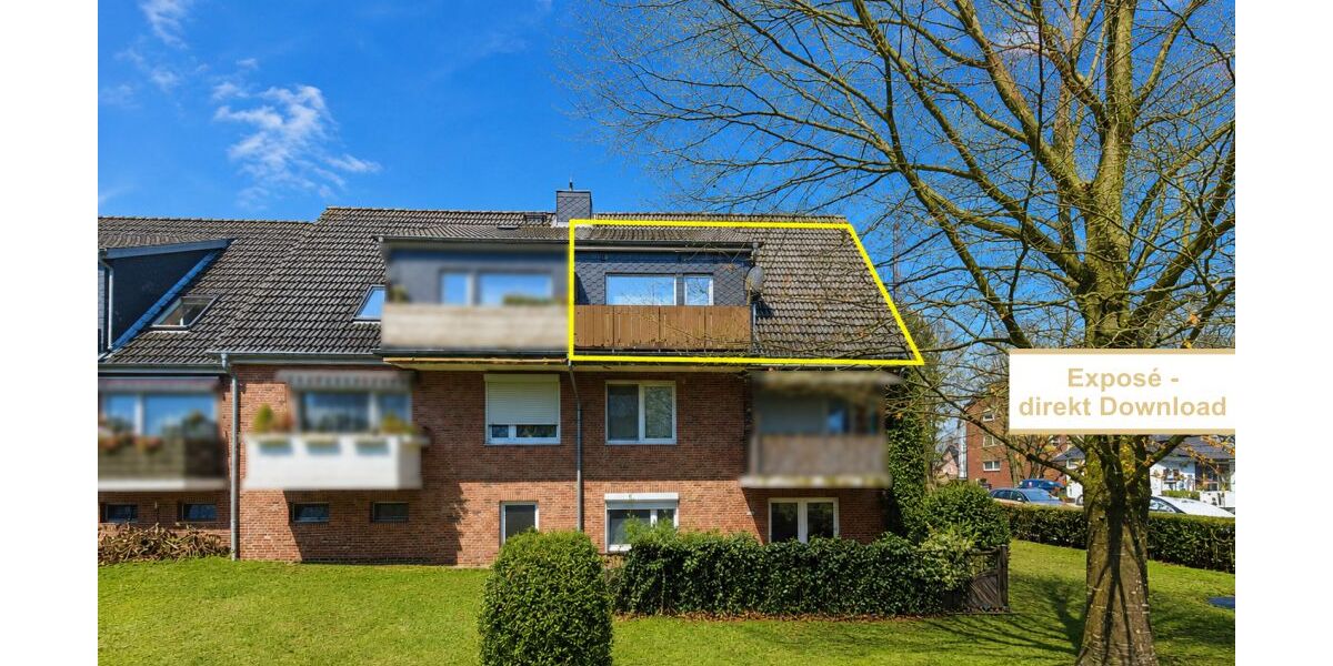 Kapital clever parken– Vermietete Dachgeschosswohnung mit Balkon - Dachgeschoßwohnung Wrist | Angebot:25456611