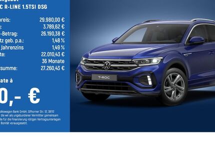 VW T-Roc 7.700 km 29.980 &euro; Magdeburg 39116