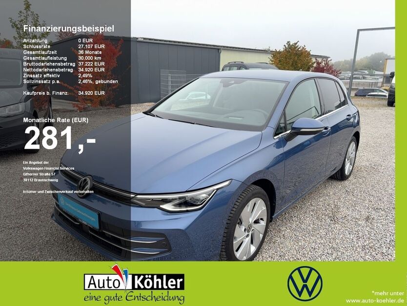 VW Golf 8.100 km 34.920 € Mainburg 84048