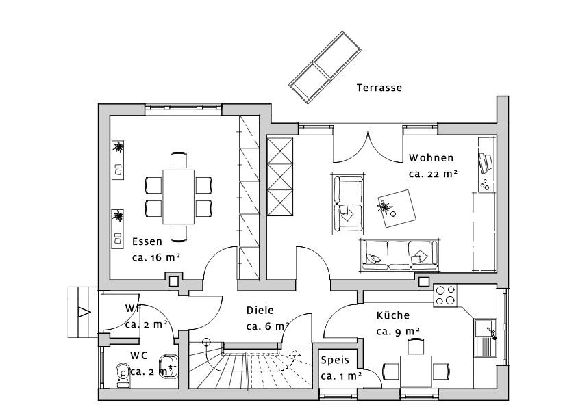 Einfamilienhaus Glashütten - 6 Zimmer, 115 m&sup2;, 315.000&euro; | Angebot:26443846