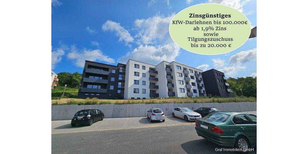 TOP Wohnung (Nr.21) Effizienzhaus 4 Zimmer KfW55, moderne Pellet Zentralheizung VB Alleinauftrag 4 zimmer