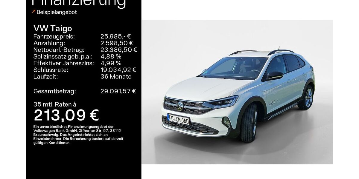 VW Taigo 14.000 km 24.995 &euro; Büdingen-Düdelsheim 63654