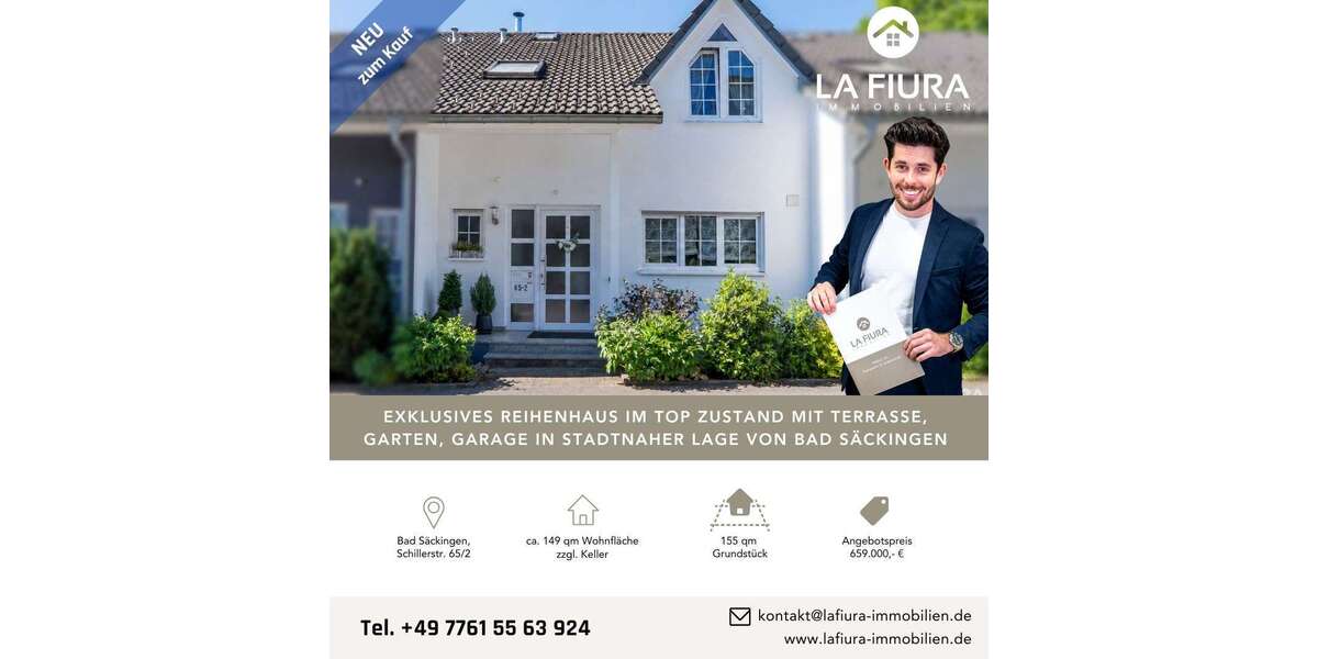 Einfamilienhaus Bad Säckingen - 5.5 Zimmer, 149 m&sup2;, 659.000&euro; | Angebot:26729824