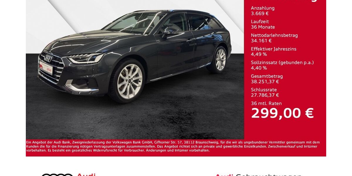 Audi A4 20.510 km 37.830 &euro; Giessen 35394