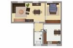 Erdgeschoßwohnung Altenburg - 2 Zimmer, 62 m&sup2;, 370&euro; | Angebot:26380938