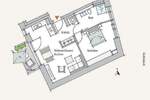 Etagenwohnung Erlangen Innenstadt - 2 Zimmer, 57 m&sup2;, 515.590&euro; | Angebot:26435726