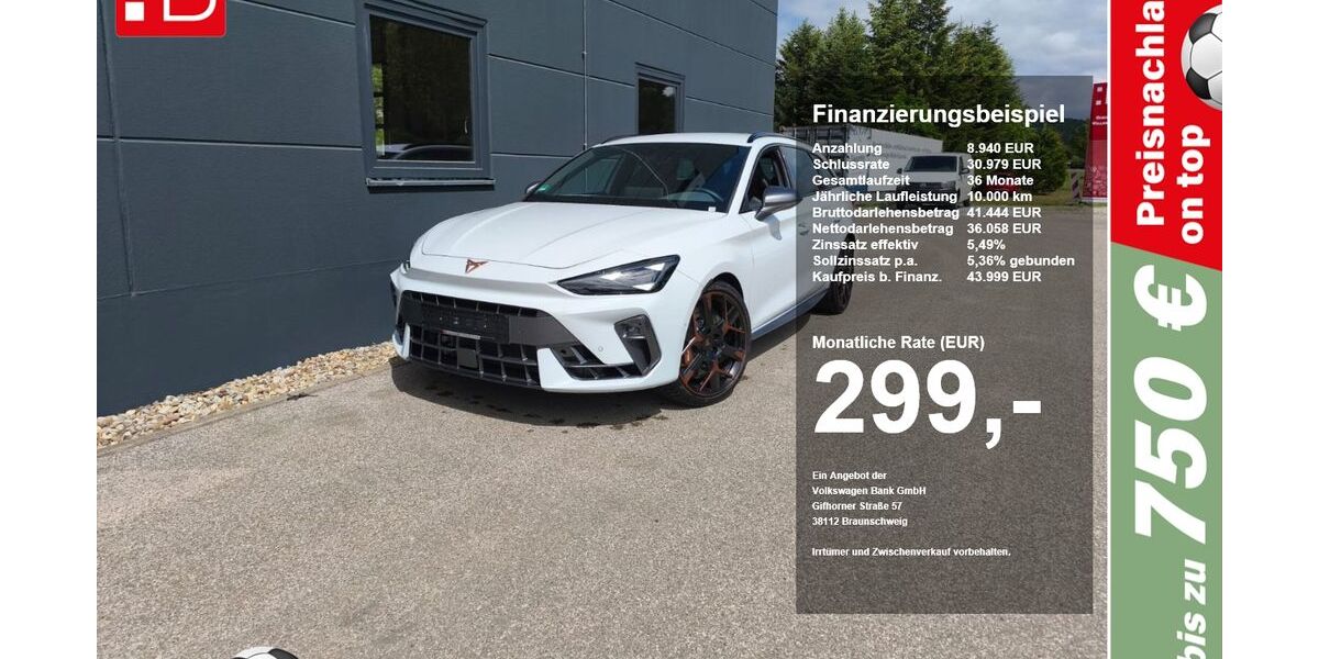 Cupra Leon 2.830 km 42.999 &euro; Riedenburg 93339