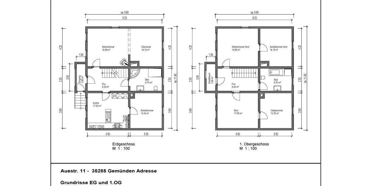 Doppelhaushälfte Gemünden (Wohra) - 6 Zimmer, 150 m&sup2;, 282.000&euro; | Angebot:26750630