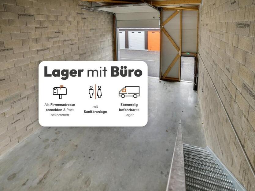 145m² Lager mit Büro | Gewerbefläche mieten in Konz-Könen zimmer