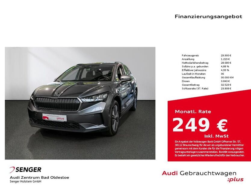 Skoda Enyaq 18.500 km 29.900 € Bad Oldesloe 23843