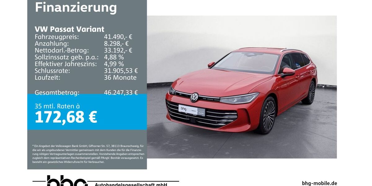 VW Passat Variant 13.459 km 41.490 &euro; Reutlingen 72770