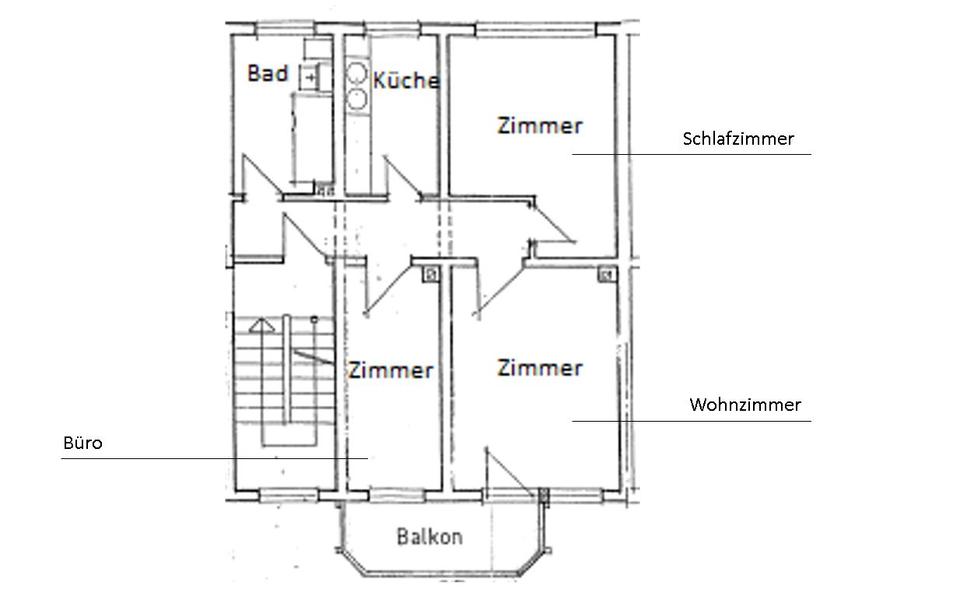 Etagenwohnung Frohburg - 420&euro; | Angebot:26279162