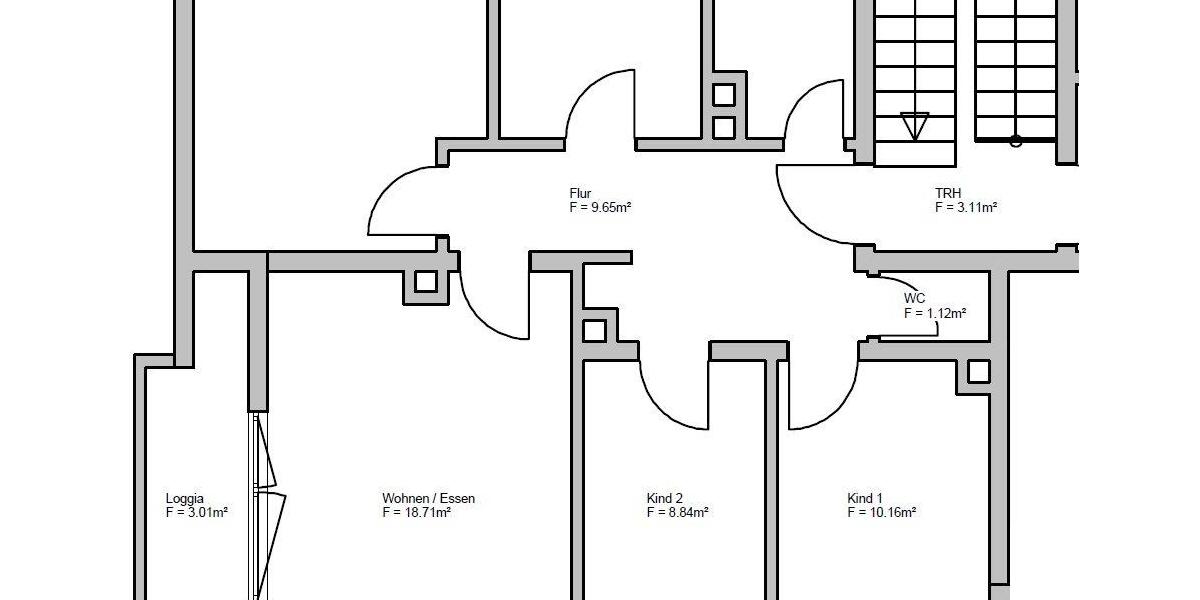 Hochparterre Oberviechtach - 4 Zimmer, 77 m&sup2;, 700&euro; | Angebot:26164173