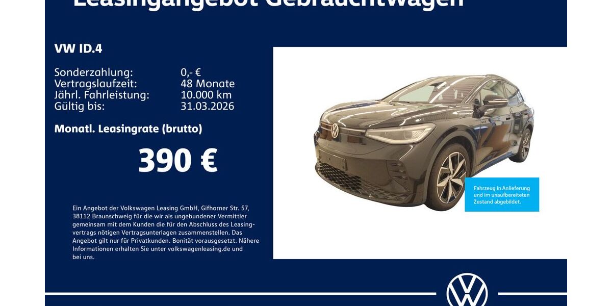 VW ID.4 8.102 km 41.430 &euro; Stuttgart-Wangen 70188