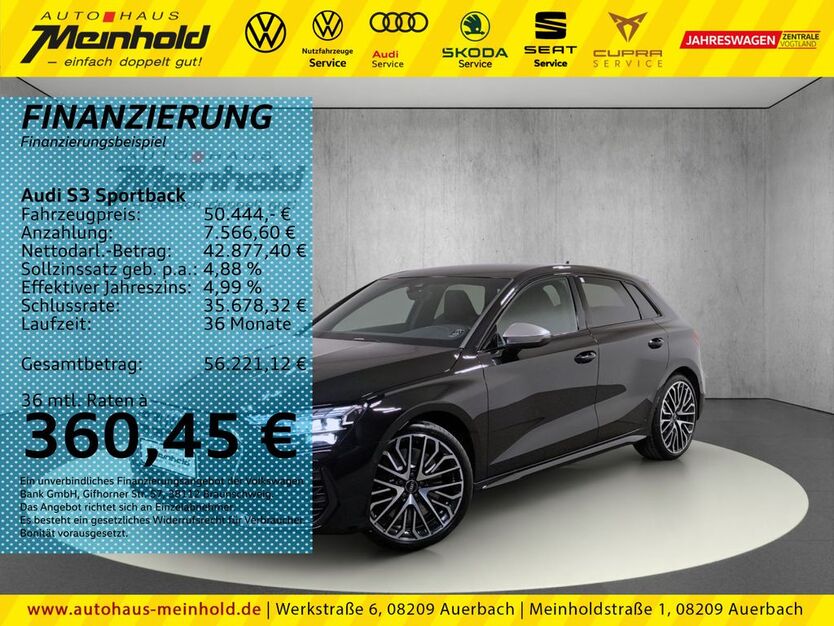 Audi S3 1.100 km 50.444 € Auerbach/Rebesgrün 08209