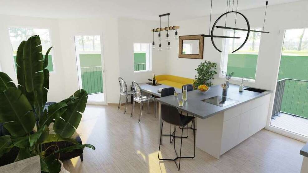 Wohnung zum Kaufen in Huglfing 298.000 € 46.46 m²