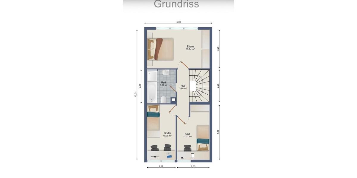 Reihenhaus Uetersen - 5 Zimmer, 133 m&sup2;, 1.800&euro; | Angebot:26356328