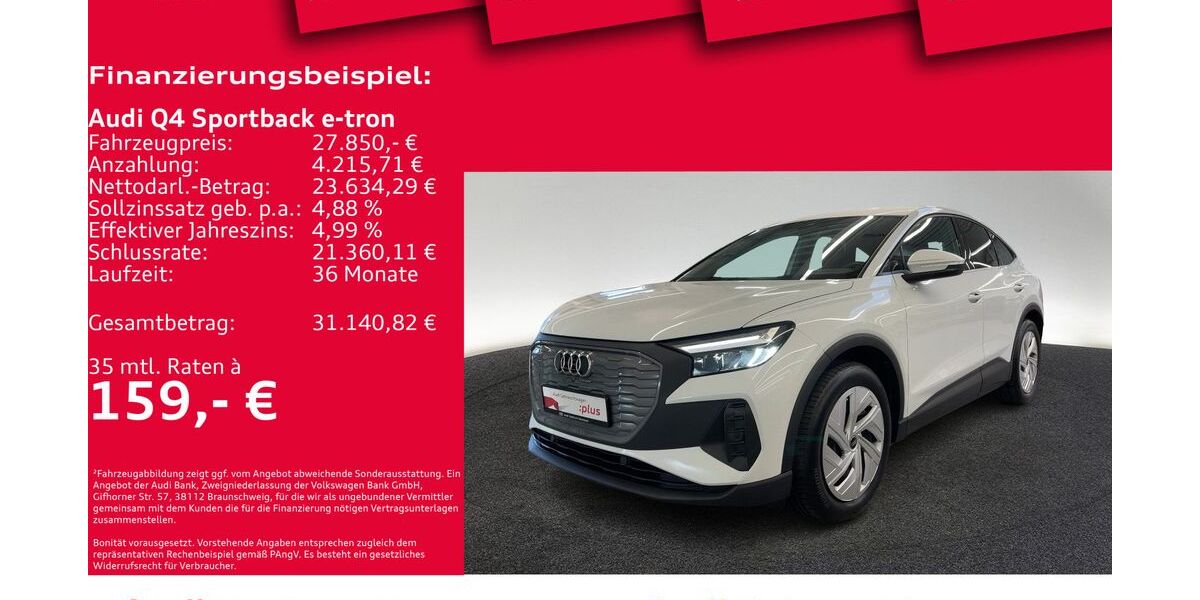 Audi Q4 e-tron 32.738 km 27.850 &euro; Hannover 30179