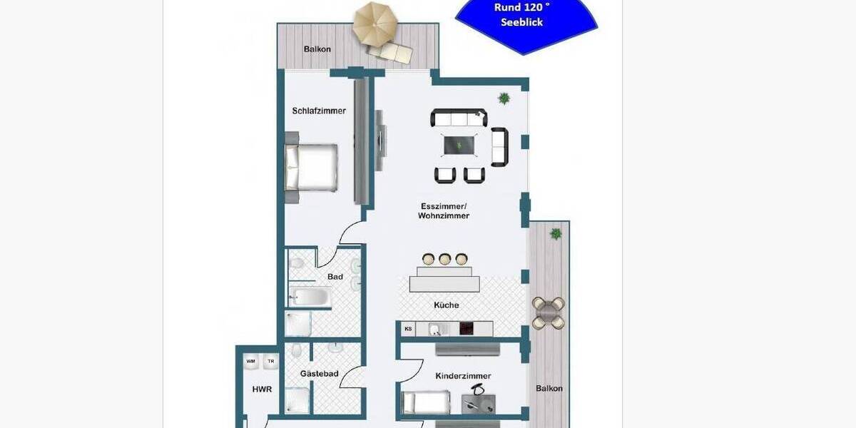 Etagenwohnung Muldestausee Pouch - 4 Zimmer, 172 m&sup2;, 629.000&euro; | Angebot:25927324