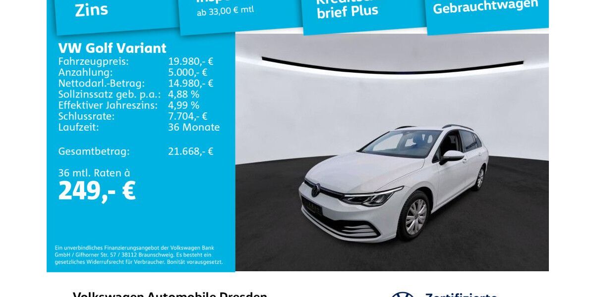 VW Golf 140.231 km 19.980 &euro; Dresden 01169