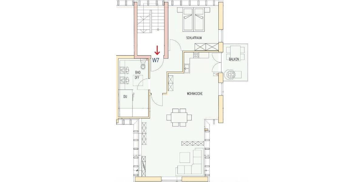 Etagenwohnung Kraiburg - 2 Zimmer, 75 m&sup2;, 945&euro; | Angebot:26820667
