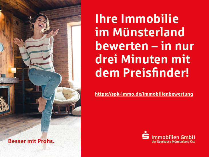 Etagenwohnung Münster Mauritz - 2 Zimmer, 61 m&sup2;, 490.000&euro; | Angebot:26557933