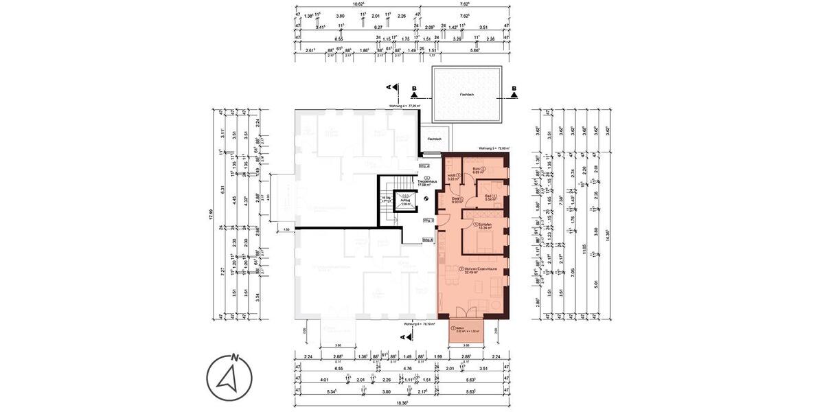 Etagenwohnung Lathen - 3 Zimmer, 73 m&sup2;, 800&euro; | Angebot:24527105