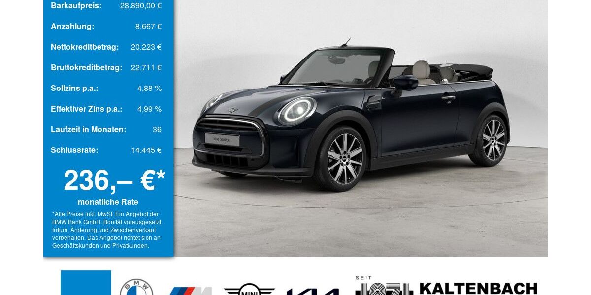 Mini Cooper Cabrio 28.298 km 28.890 &euro; Arnsberg 59823