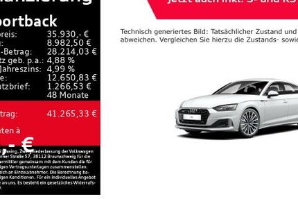 Audi A5 80.023 km 35.930 € Rottweil 78628