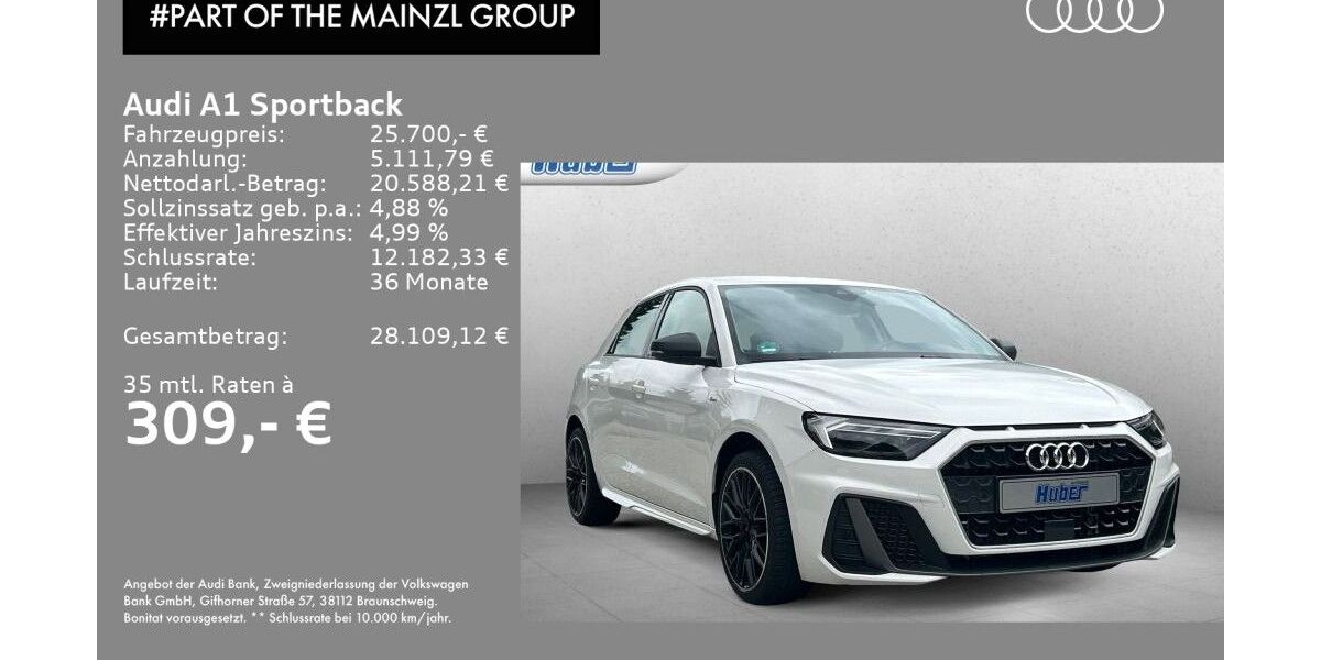 Audi A1 19.900 km 25.700 &euro; Bad Reichenhall 83435