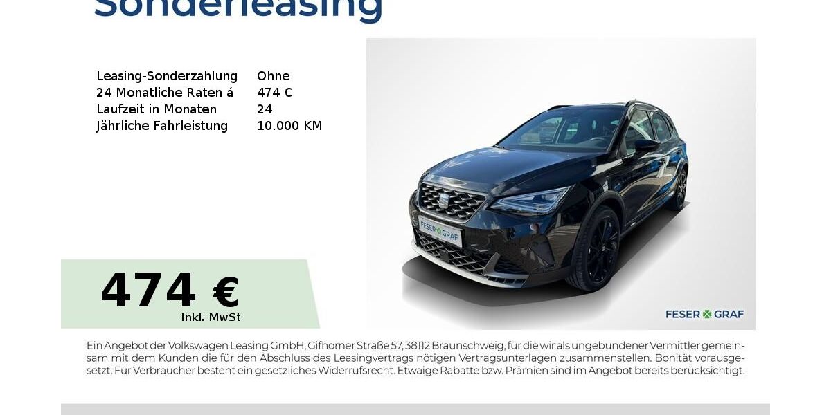 Seat Arona 4.900 km 26.950 &euro; Bernburg 06406
