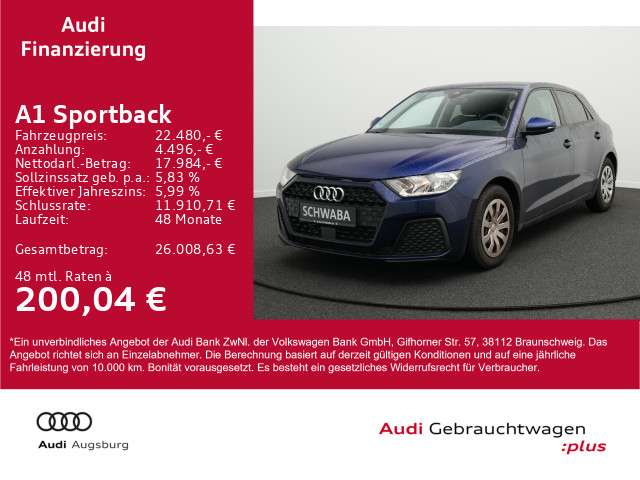 Audi A1 9.300 km 22.480 € Gersthofen 86368